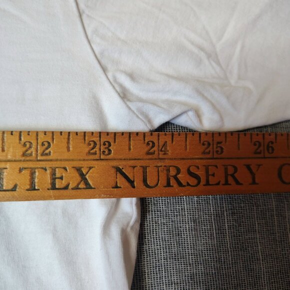 VINTAGE Dickies Shirt Mens Size XXL White Blue Logo Crewneck Cotton - Picture 5 of 7